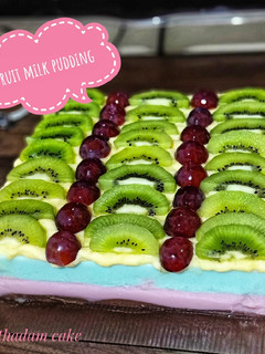 Foto resep Puding susu toping buah