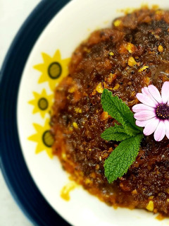 A picture of Raw mango sweet chutney.