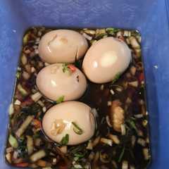 รูปของ Eggs in Soy Sauce/ Gyeran Jangjorim