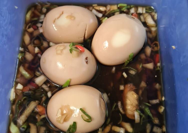 Bagaimana Membuat Eggs in Soy Sauce/ Gyeran Jangjorim Anti Gagal