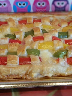 Una foto de Hojaldre de verduras