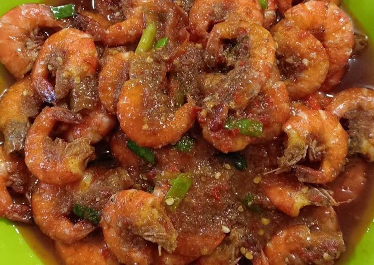 Resep Udang bumbu tumis, Lezat Sekali
