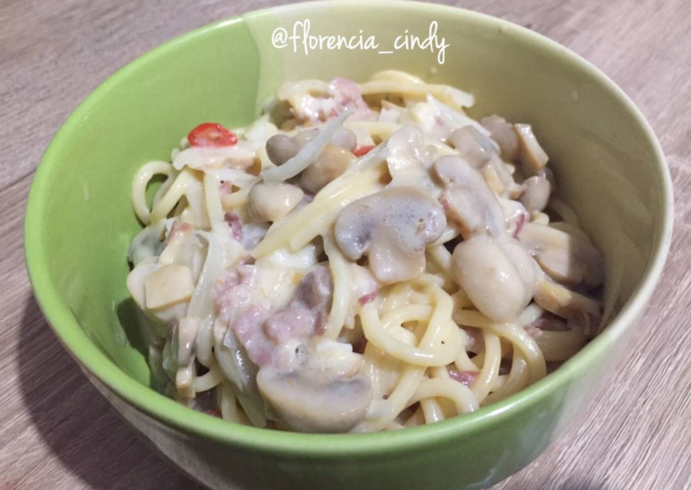 Spaghetti Carbonara Fiber Creme