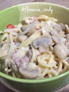 Foto resep Spaghetti Carbonara Fiber Creme