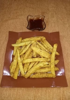 A picture of Crispy and crunchy potato fries.