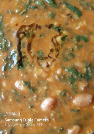 पालक डाळ भाजी (palak dal bhaji recipe in marathi) रेसिपी चे मुख्य फोटो 