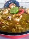 Aguadito de mariscos