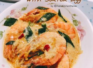 Gambar Buttermilk Prawn with Salted Egg (Udang Butter Susu Telur Masin)