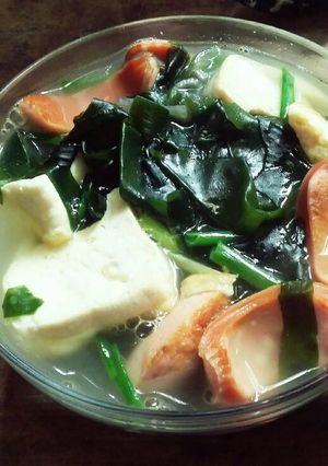 Hình của món Canh rong biển.