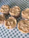 Crèmes douceur à la vanille et cacahuètes