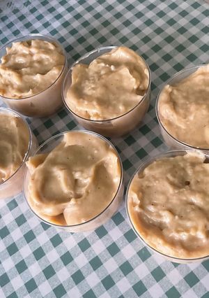 Une photo de Crèmes douceur à la vanille et cacahuète