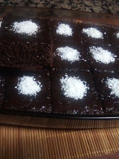 صورة لوصفة بسبوسة بالشوكولاته
