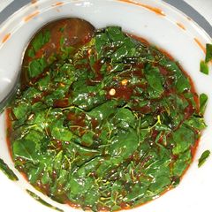 A picture of Malunggay "Dilis" (vegan).