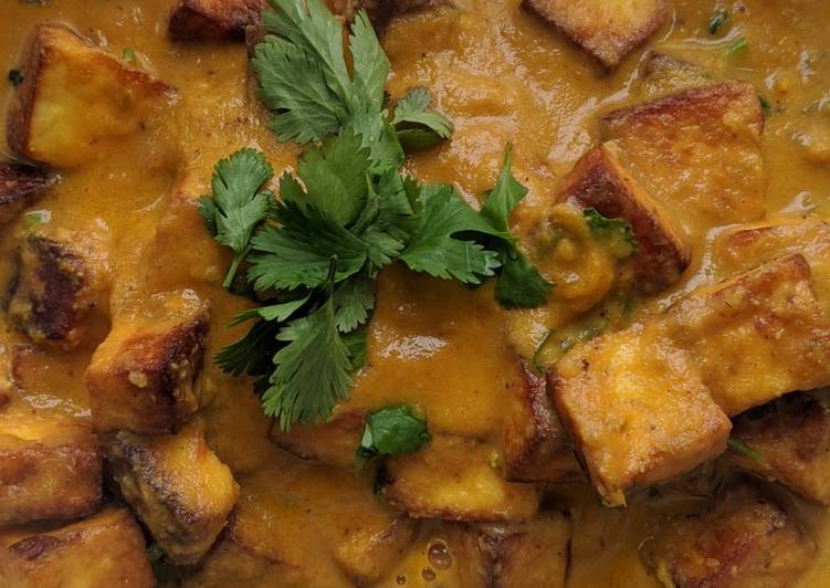 Recipe: Appetizing Cottage cheese(paneer)curry