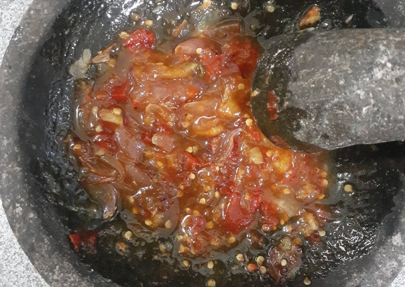 Sambal bawang / sambal ayam goreng dan ayam bakar
