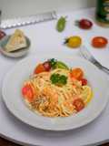 Creamy Shrimp & Tomato Spaghetti - Pasta