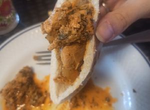 Foto principal de Relleno de pan de pita. Pollo al estilo gyros