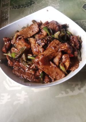 Foto resep Oseng Tempura & Kacang Panjang Kecap
