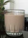 Batido fit de avena y plátano