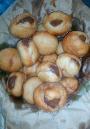 Una foto de Bolitas rellenas de dulce de leche