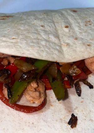 A picture of Turkey and Veggies Wrap.