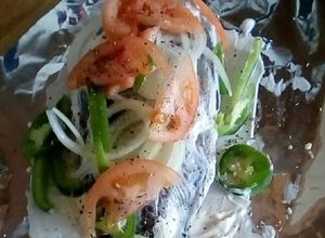 Una foto de Mojarra al horno