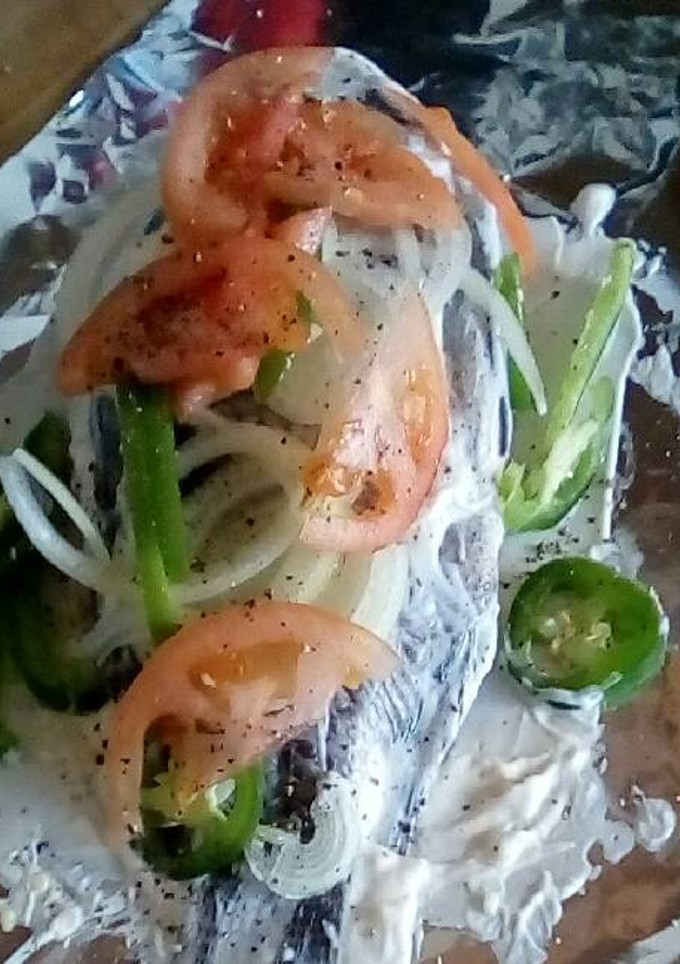 Una foto de Mojarra al horno