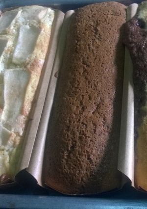 Una foto de Budín de manzana y chocolate de la abuela