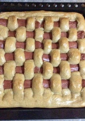 Virslis lábtörlő szénhidrát csökkentett módon recept fotója