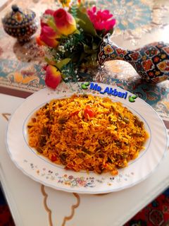 عکسی از دستور ☘️لوبیا پلو با سویا