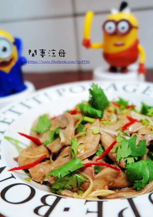 快速料理 - 台式涼拌粉肝 的食譜成品照片