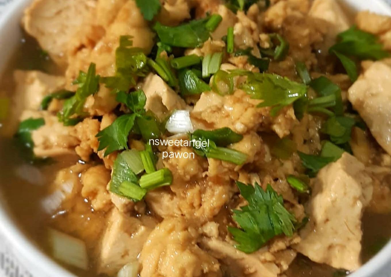 Mun tahu ayam special