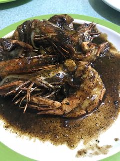 Foto resep Udang saus lada hitam