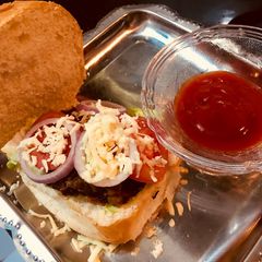 A picture of Healthy Bean Burger.