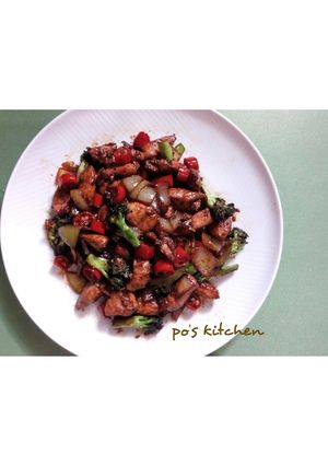 Foto resep Vegetables chicken teriyaki