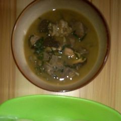 A picture of White soup.