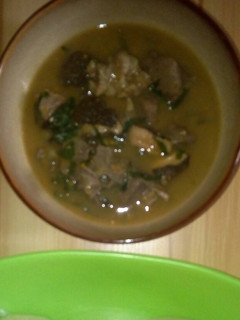 A picture of White soup.