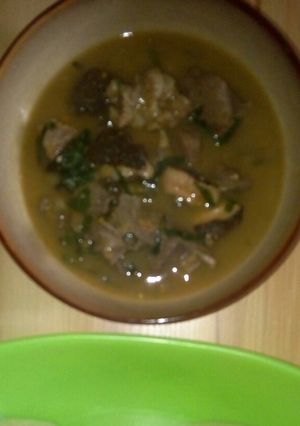 A picture of White soup.