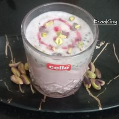 A picture of Cool Gulkand Milkshake - Summer Cooler.