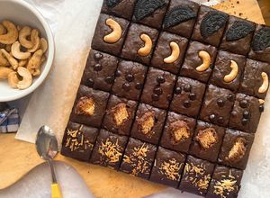Foto resep Brownies Shiny crust fudgy 'erlina lim'