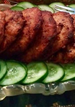 A picture of Beef shami kabab.