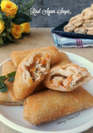 Foto resep Risol Ayam Sayur