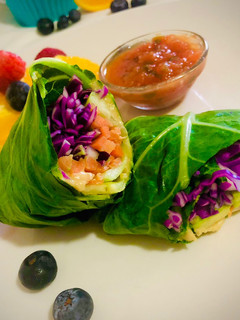A picture of #HCC#Post_1#Veggie_Collard_Wrap.