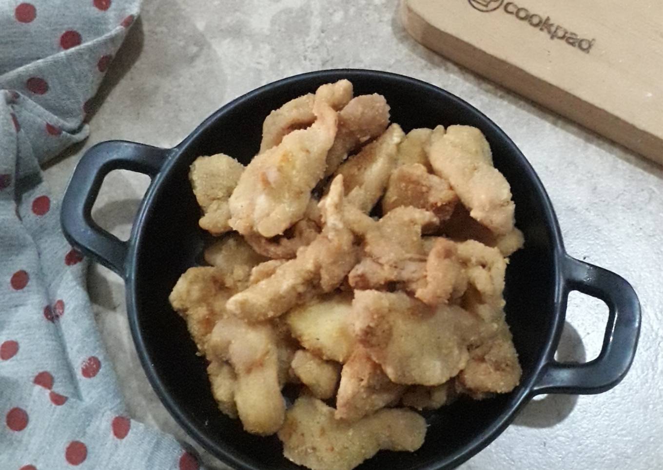 Chicken karaage rasa daun jeruk(bisa u/frozen)