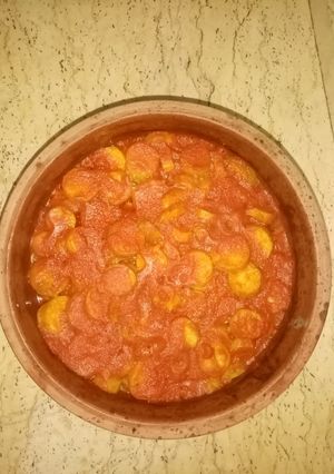 صورة لوصفة كوسه في الفرن