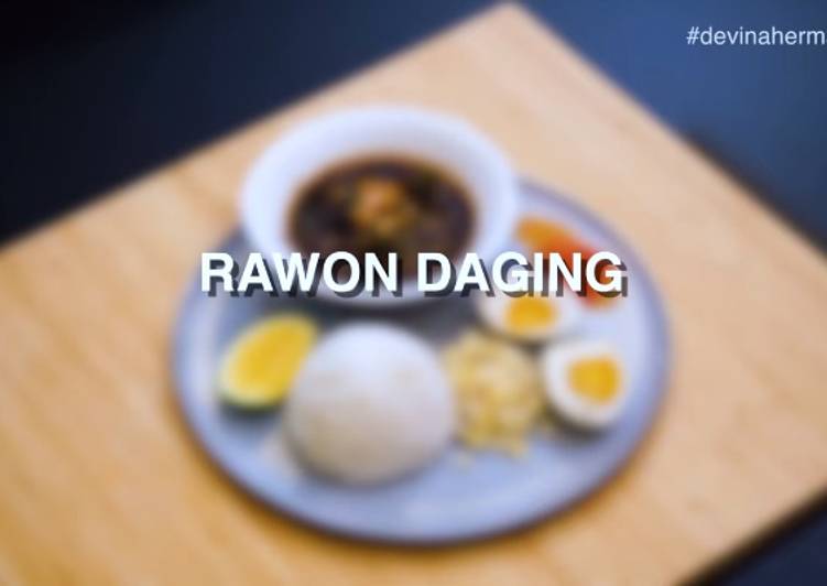 Resep Rawon Daging - Lezat Praktis Dengan Slow Cooker yang Lezat