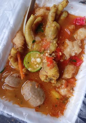 Foto resep Seblak ceker hot pedas gila 🥵♨️🌶️🌶️