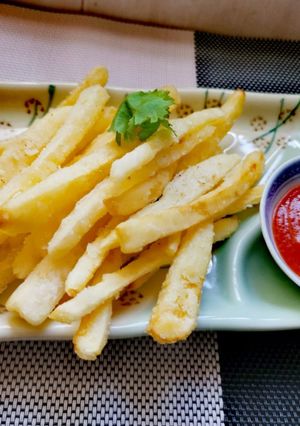 Foto resep Kentang goreng rumahan rasa  resto food fast