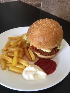 صورة لوصفة برغر الدجاج