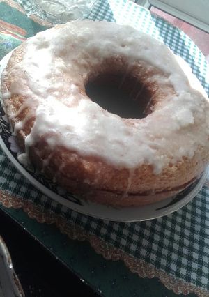 Una foto de Torta glaseada de naranja